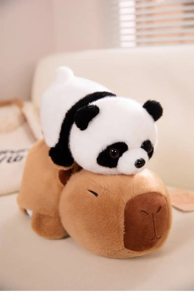 Funny Lesser Panda Doll Transformation Capybara Plush Toy