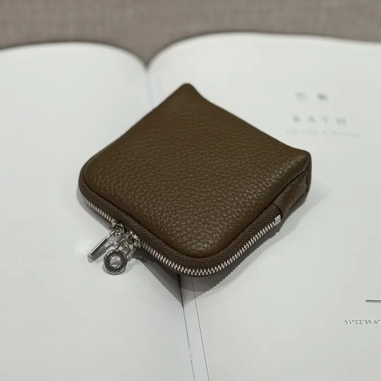 First-layer Cowhide Jewelry Pouch Mini And Convenient