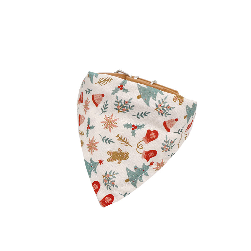 Pet Supplies Dogs And Cats Cartoon Cotton Triangular Binder - Image 9