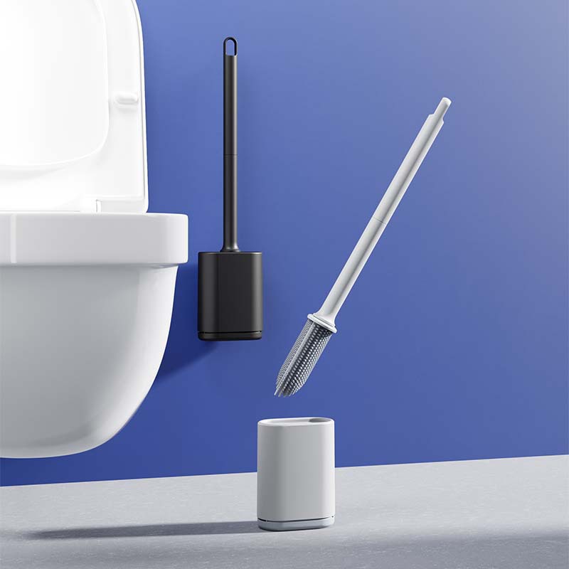 Long Handle Punch-free Removable Silicone Toilet Brush