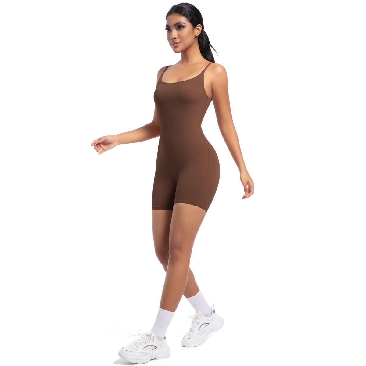 Title 15, Nude Feel Yoga Straps One-piece Women