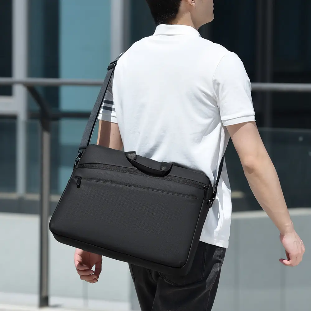 Solid-color Minimalist Large-capacity Business Briefcase