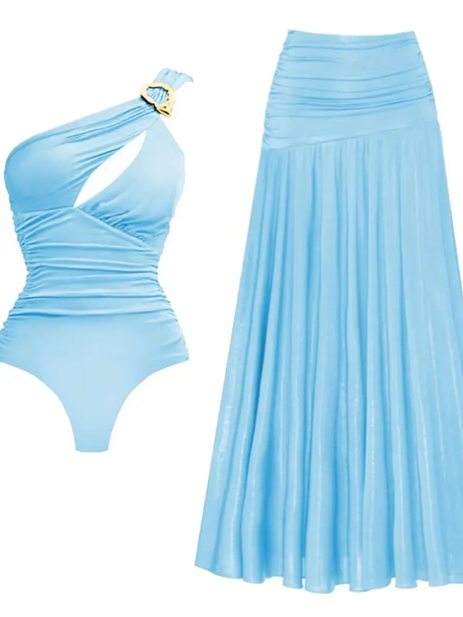 Tretchy One-shoulder Summer Beach Swimsuit