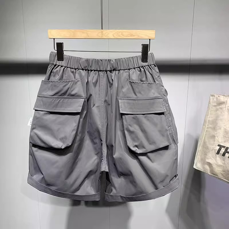 Summer Large Size Loose Pockets Workwear Shorts Men’s Trendy Handsome Casual Shorts