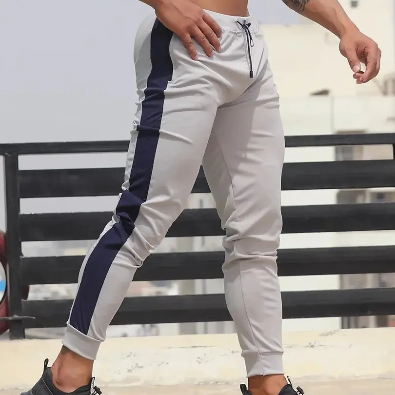 Men's Color-blocked Sports Pants Casual Slim Fit