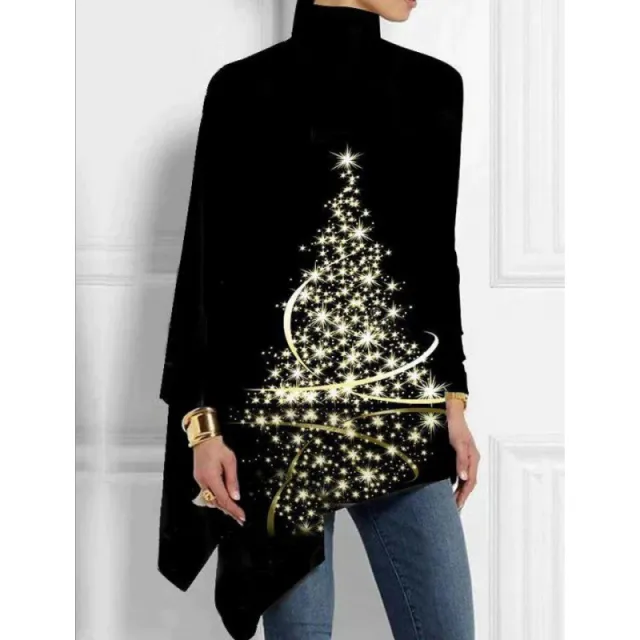 Long Sleeved Irregular Hem Solid Color Pullover Top Yellow - Shop at LoveMi