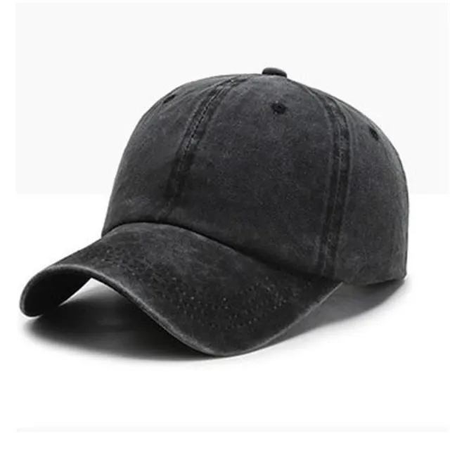 Washed Solid Color Light Board Baseball Cap For Women Black - Shop at LoveMi