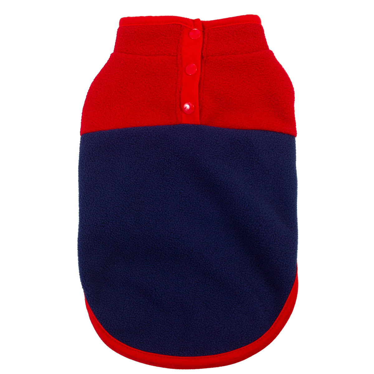 Placket Red Dark Blue