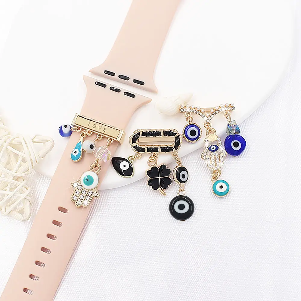 Silicone Watch Strap Decorative Ring