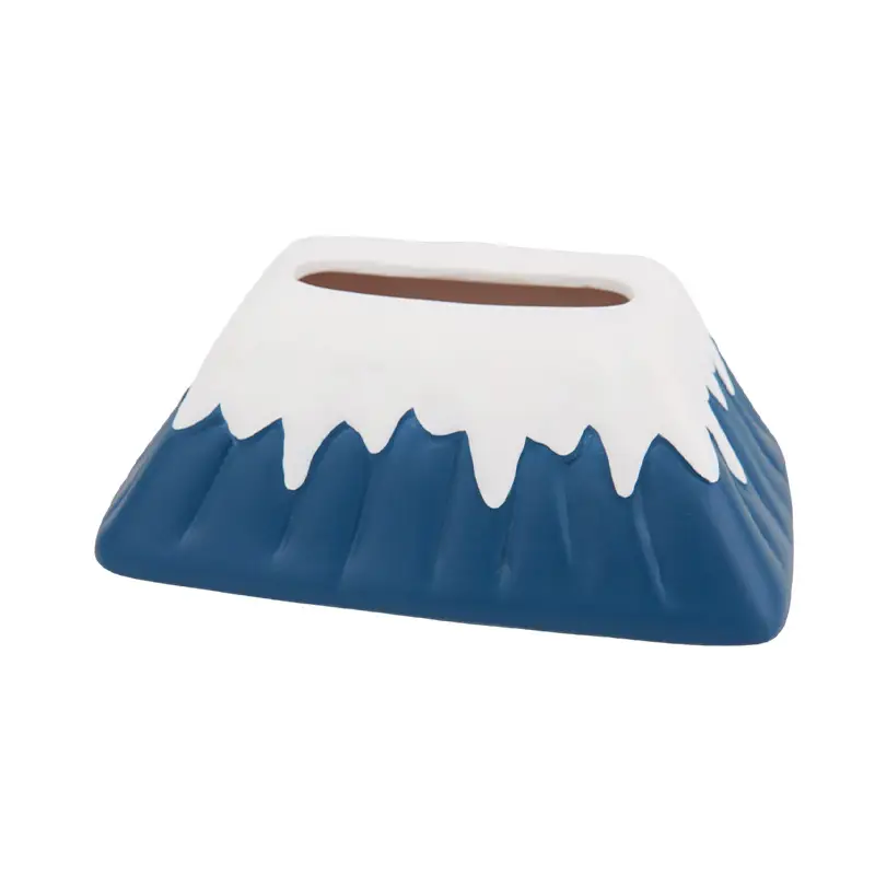 Snow Mountain Ceramic Tissue Box