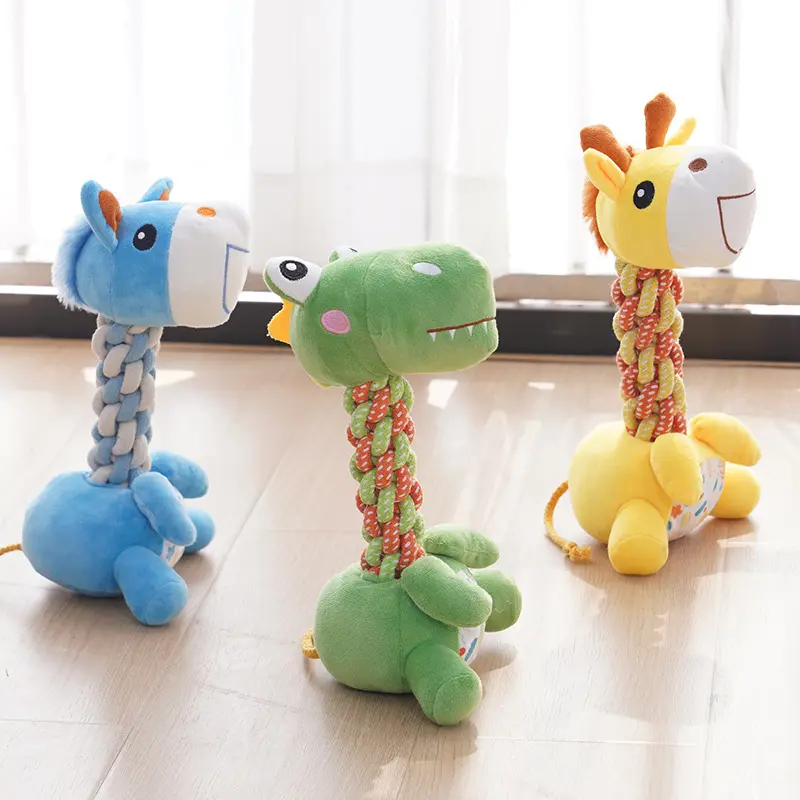 Dog Anti-stuffy Bite-resistant Bends And Hitches Plush