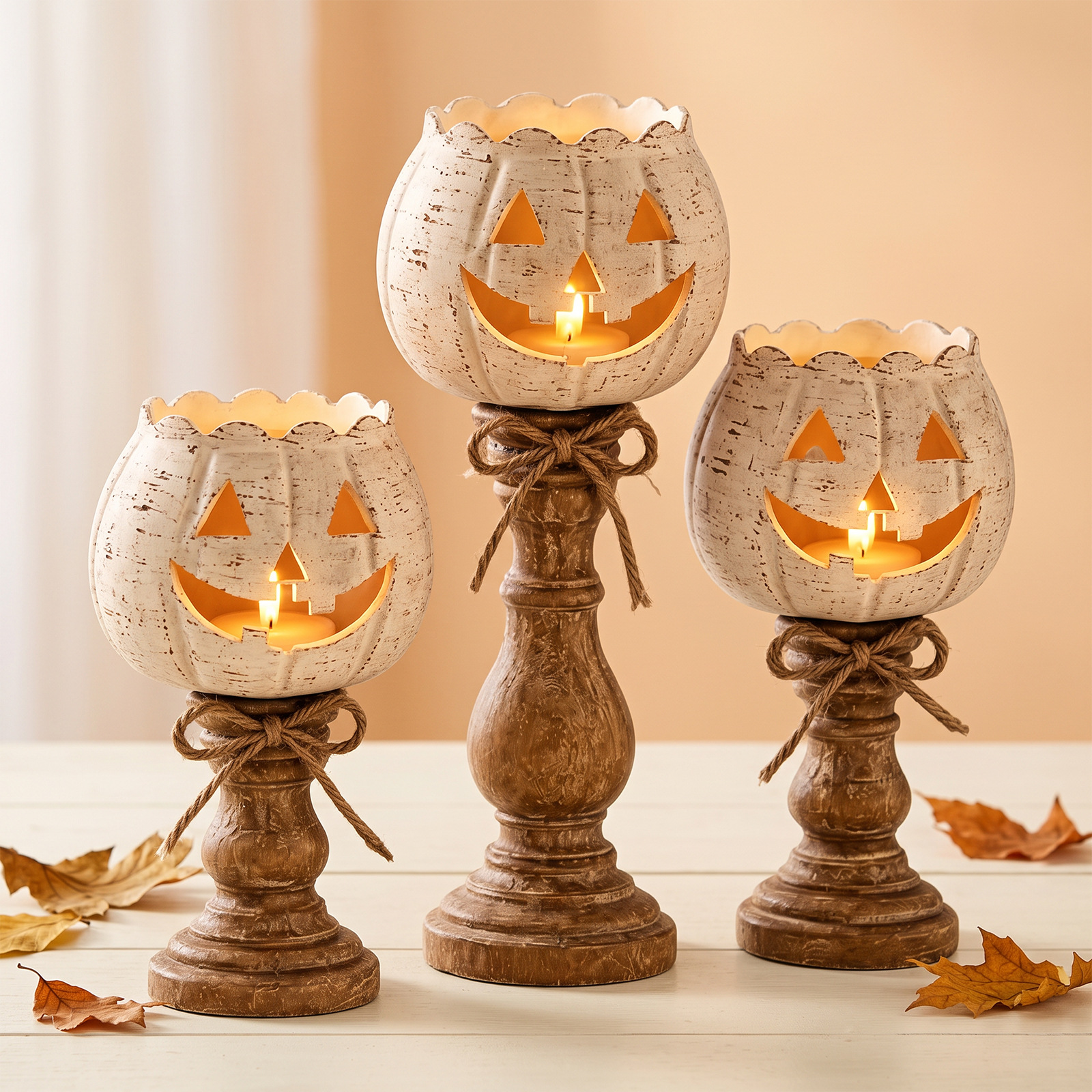 Holiday-themed Decorative Candle Holder Ornament