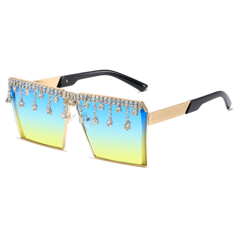 European And American Popular Diamond Sunglasses Box All-matching