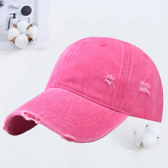 Women's Vintage Sunshade Retro Soft Peaked Cap Rose Red - Shop at LoveMi