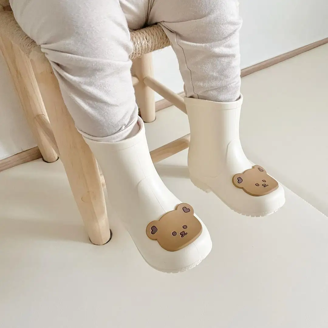 South Korea Ins Children's Rain Boots Bear