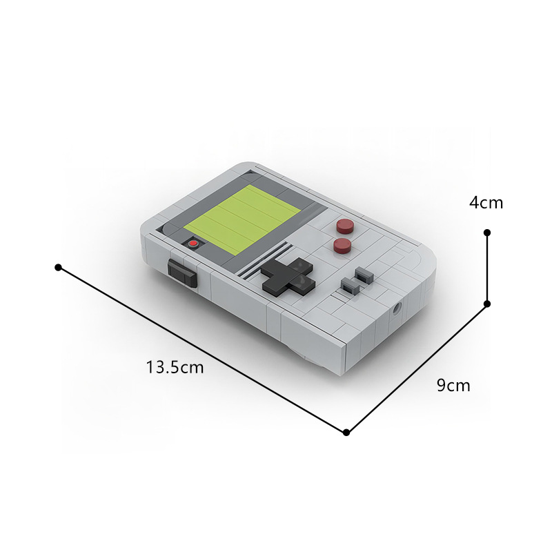 Children's Simulation Building Block Game Machine Toy Handheld Game Machine - Image 3
