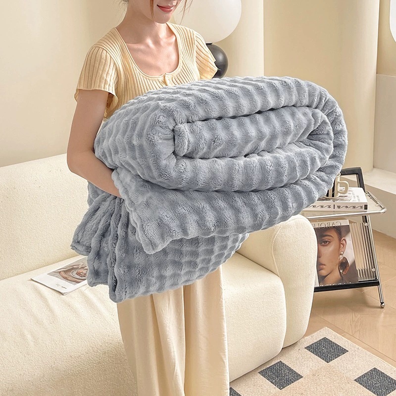 Fleece Bubble Blanket