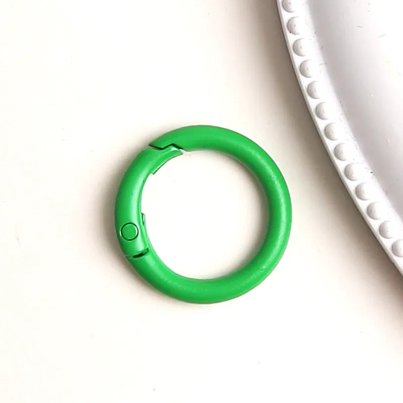 Handmade Diy Color Paint Spring Fastener - Green
