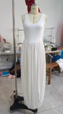 Design Long Dress White