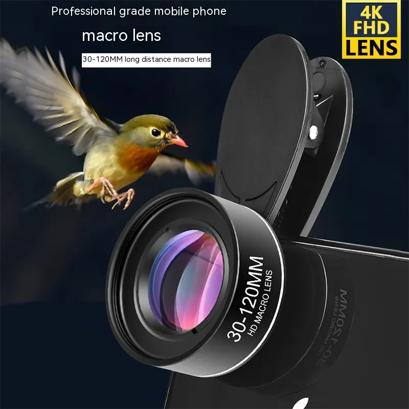 30-120mm Long-distance Mobile Phone Rear Macro Lens