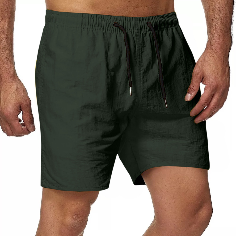 Summer Men's Shorts Candy Color Waterproof Quick-drying Knee Length Pants