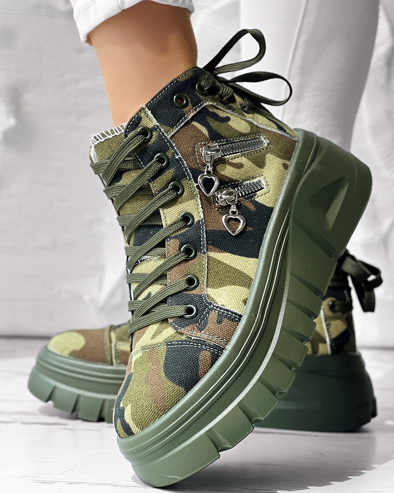 Women’s side zipper sneakers
