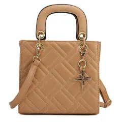 Manufacturer Women's Bags New Women's Shoulder Bag XINGX Pendant All-matching Diamond Small Bag Women's - Khaki - View 1