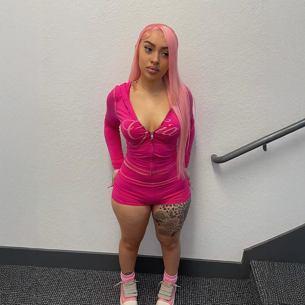 Women's Sexy Open Collar Polyester Long-sleeve Suit