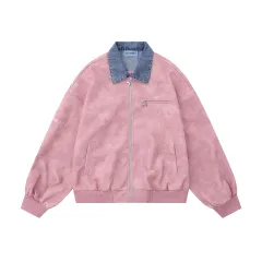 Couple Loose Design Niche Jacket - Pink - View 1