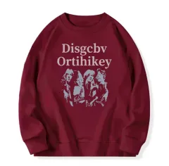 Women's Mid-length Sweater Plus Size - Burgundy - View 1