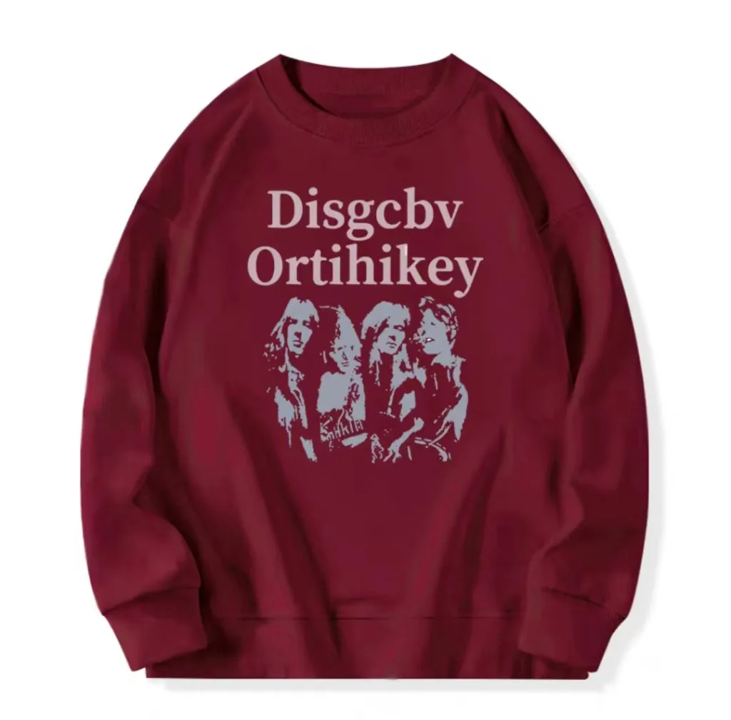 Women's Mid-length Sweater Plus Size - Burgundy