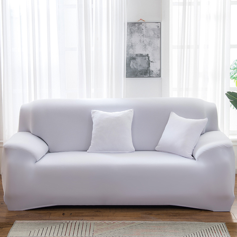 Simple Versatile Solid-color Stretch Sofa Cover For Home Use