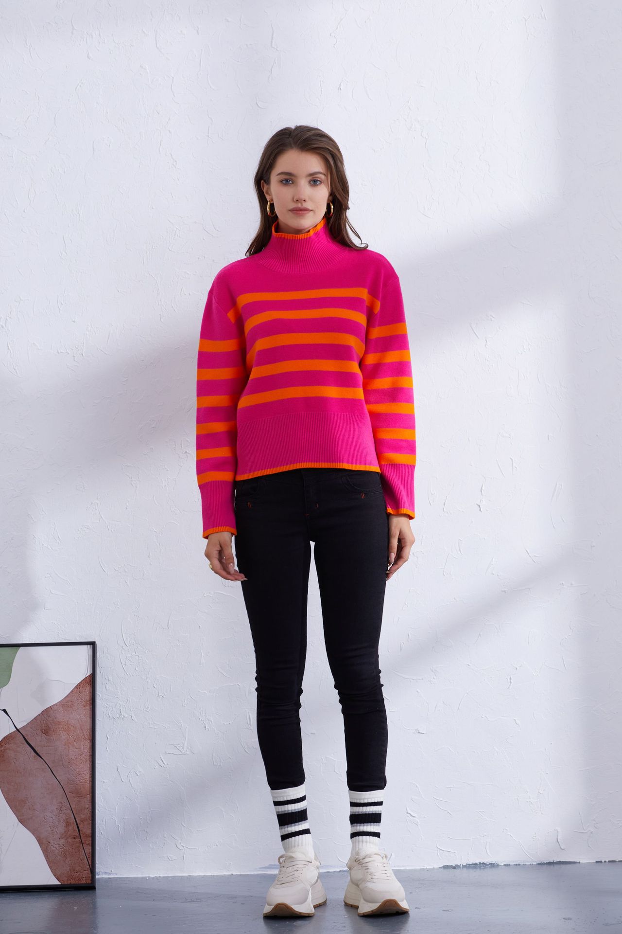 Title 15, Casual All-matching Warm Sweater For Women