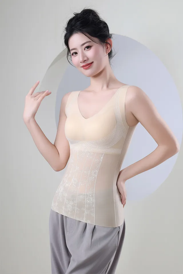 Ultra thin Push up Shaping Vest Top Skin Color M - Shop at LoveMi