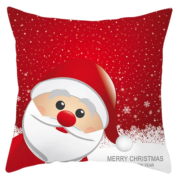 Santa Elk Snowflake Series Pillow Cover Festival Loungewear Drd199 24 - Shop at LoveMi