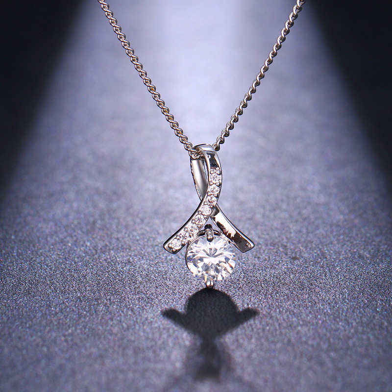 Elegant And Minimalist AAA Zircon Necklace For Girls