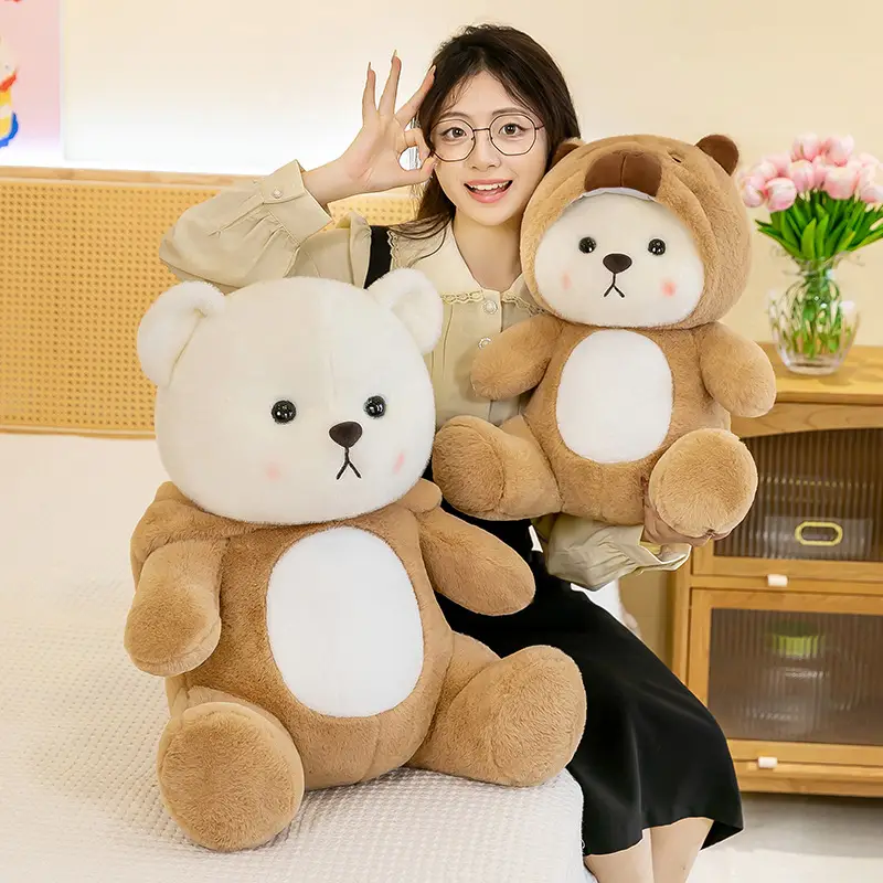 Transformed Capybara Lina Bear Baby Sleeping Comfort Pillow
