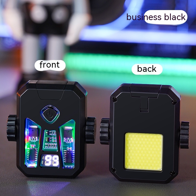 Fingertip Decompression Gyro Double Spinner Led Charging Lighte