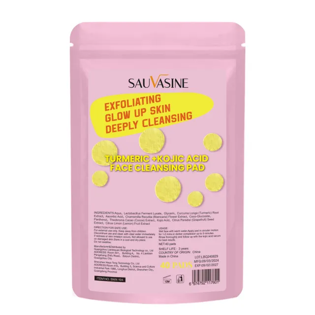 Turmeric Kojic Acid Clean Cotton Sheet Bags Swx 194 - Shop at LoveMi