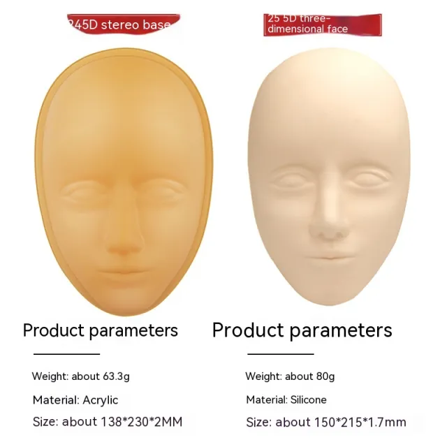 Silicone 5D Three dimensional Tattoo Embroidery Practice Human Surface Leather Base 5D Suit - Shop at LoveMi
