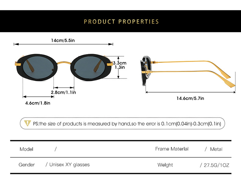 Title 1, Retro High-grade Catwalk Sun Glasses