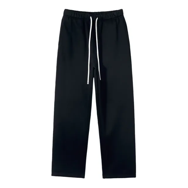 European And American Trendy Spring And Autumn Casual And Comfortable Wide leg Pants Black - Shop at LoveMi
