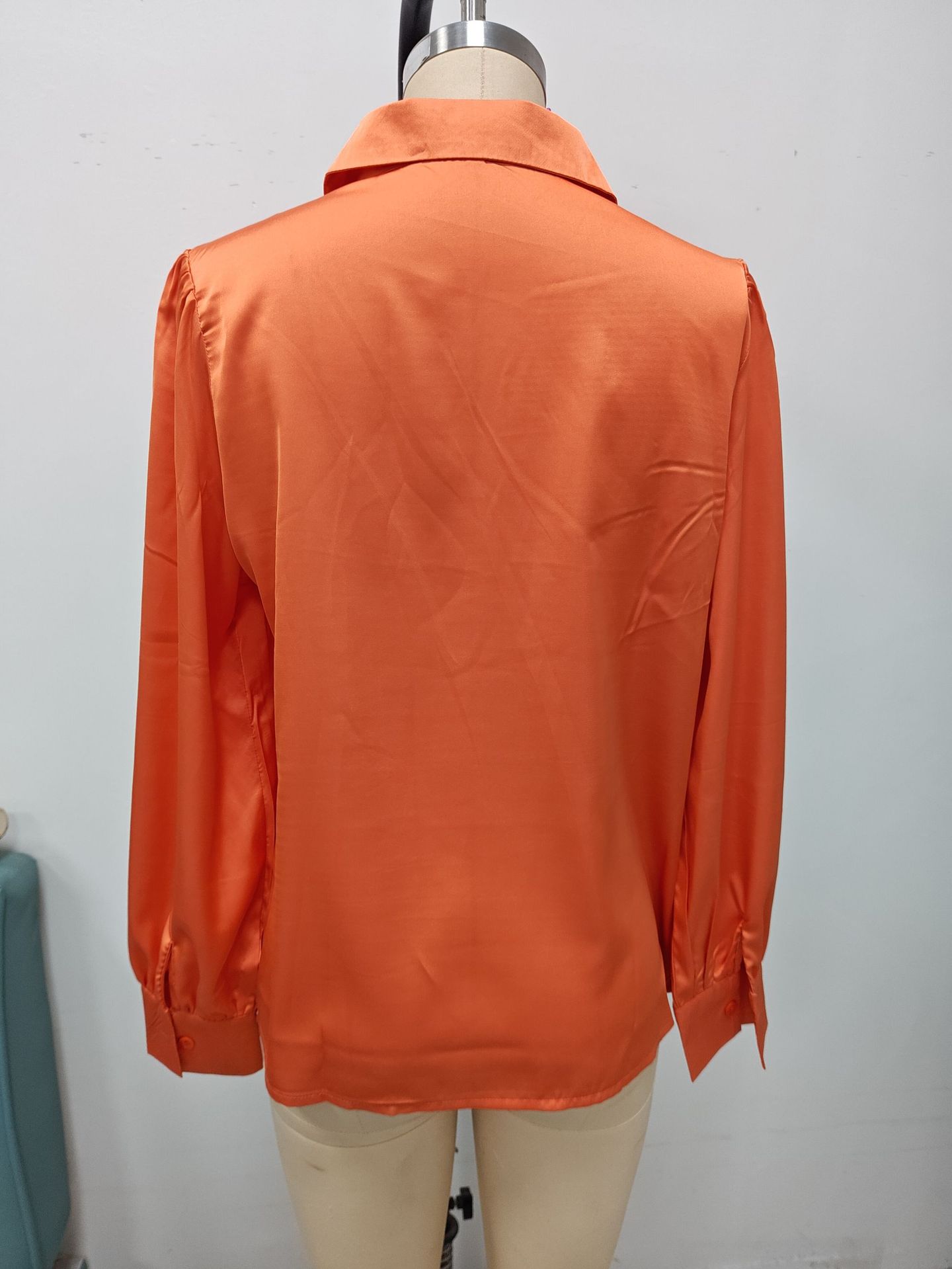 Satin Pleated Long Sleeve Top 14 c4e28b05 a567 4128 8be1 685a9ffae05f