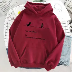 Women's Retro Dinosaur Fashion Casual Sweater - Style5-L - View 1