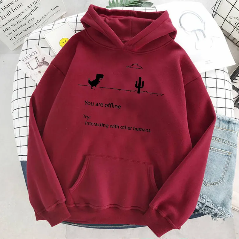 Women's Retro Dinosaur Fashion Casual Sweater - Style5-L