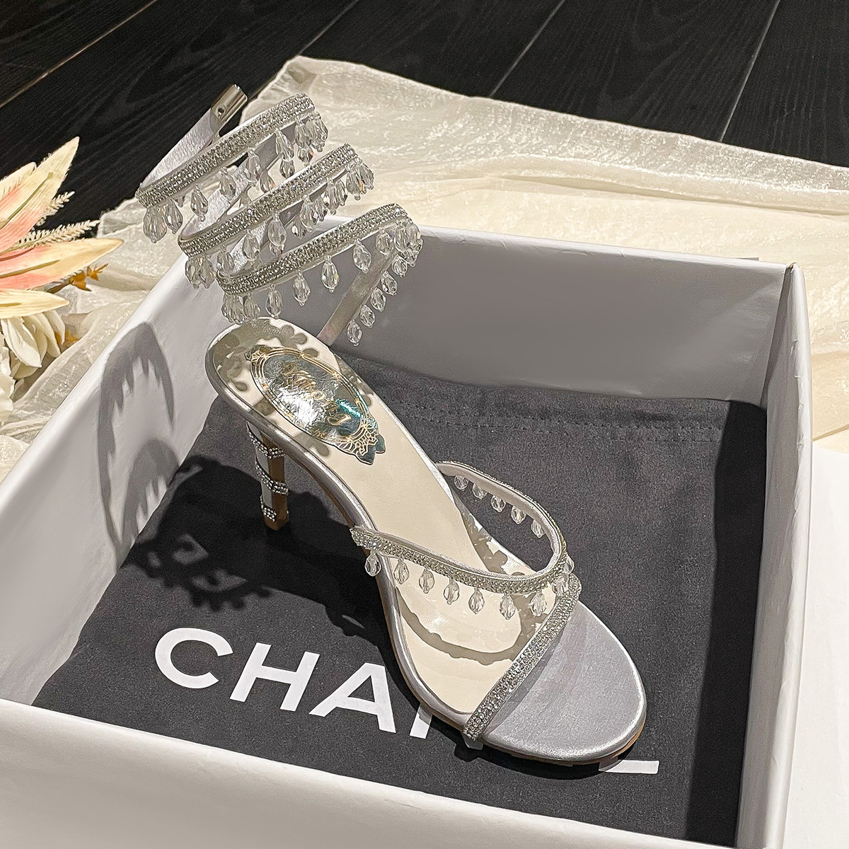 New Womens High-heeled Stiletto Sandals