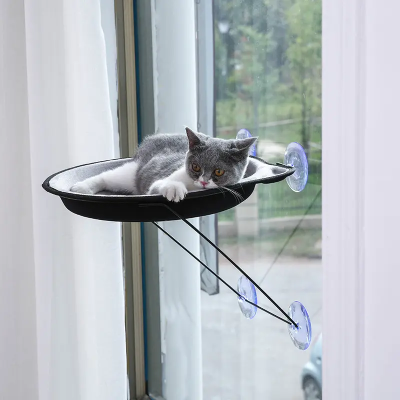 Sucker Window Sill Nest Round Cat Sun-drying