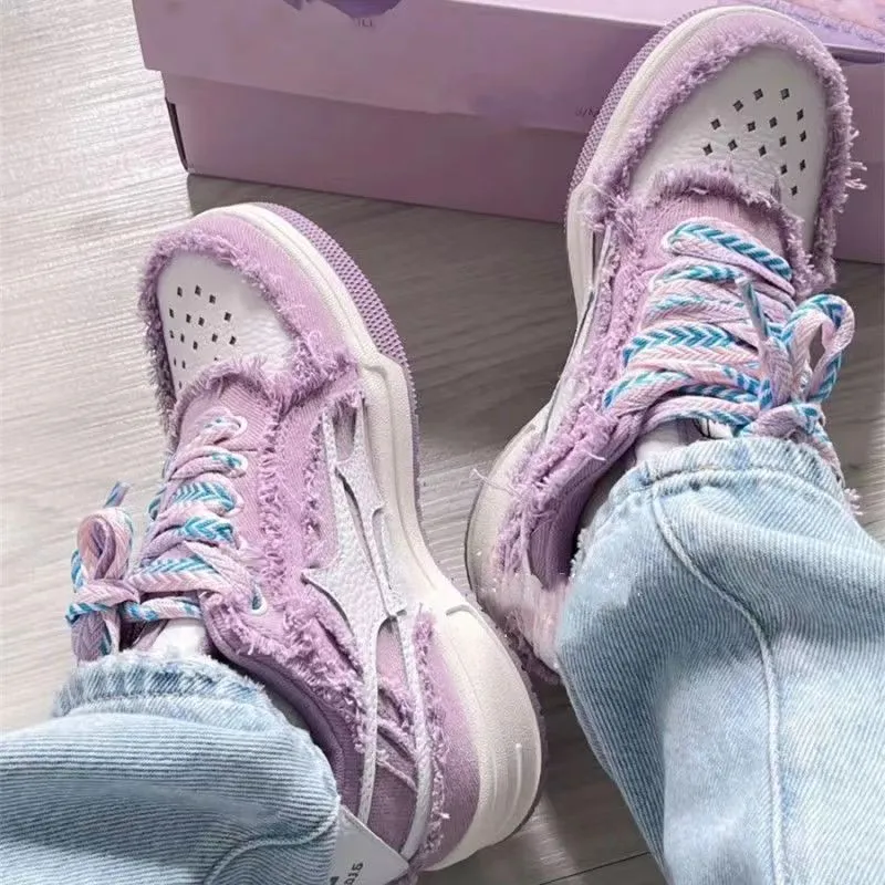 Fashionable All-match Canvas Shoes For Women - Purple