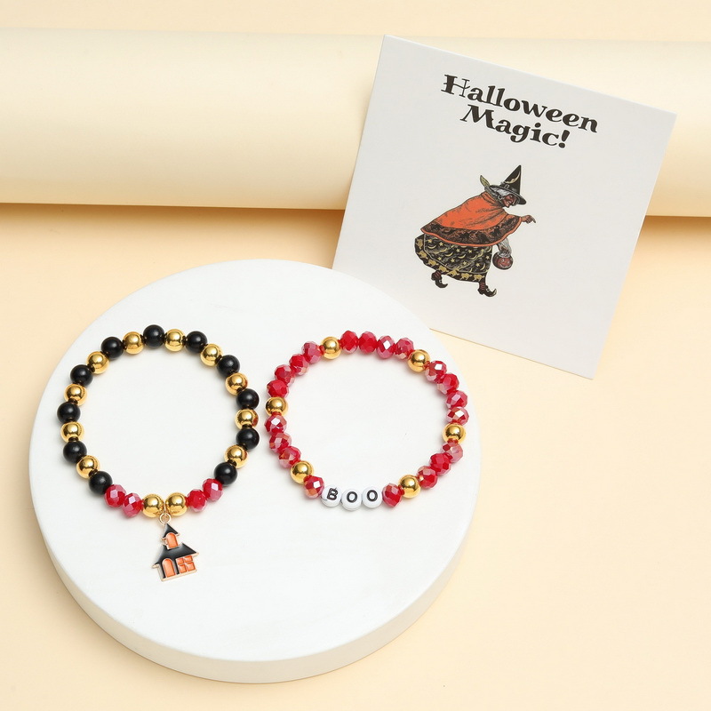 Men's And Women's Fashion Simple Halloween Festival Beaded Bracelet