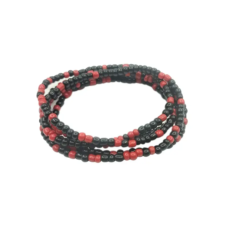 Mixed Color Beach Bikini Chain Belly Handmade Glass Beads Waist Bead Necklace